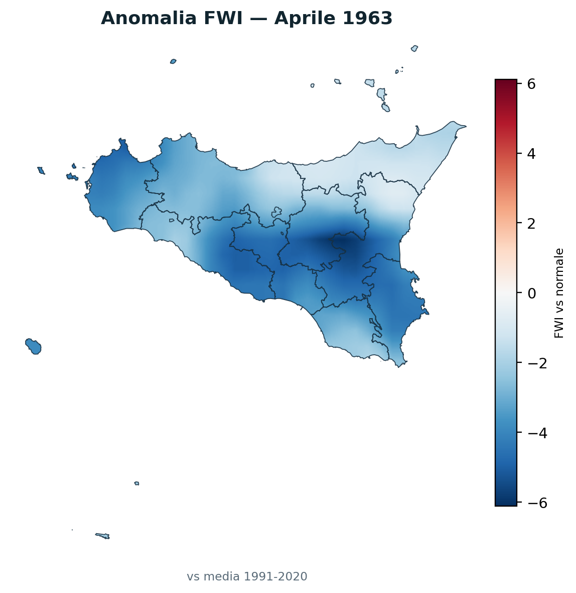 Anomalia vs normale Aprile 1963