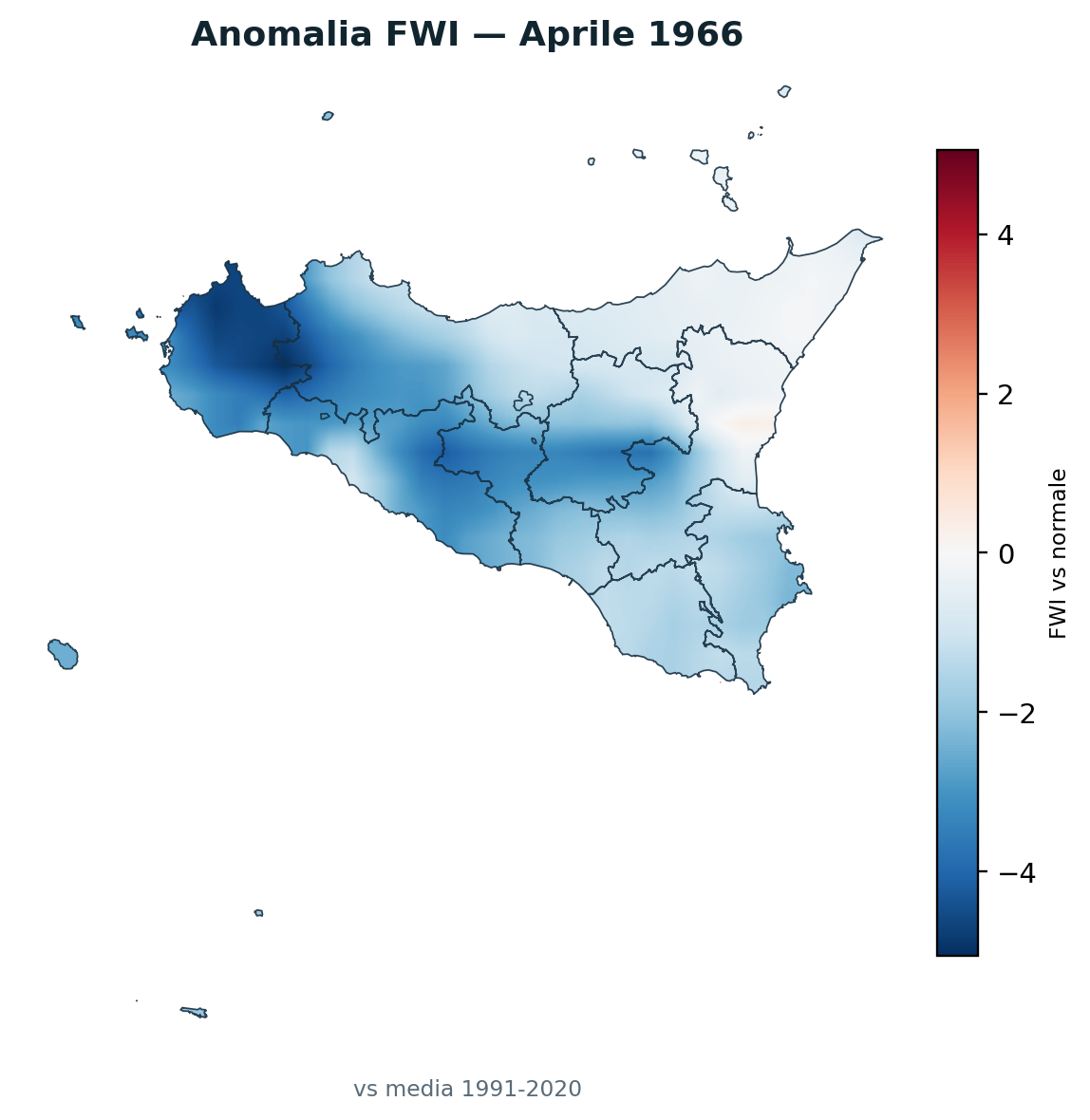 Anomalia vs normale Aprile 1966