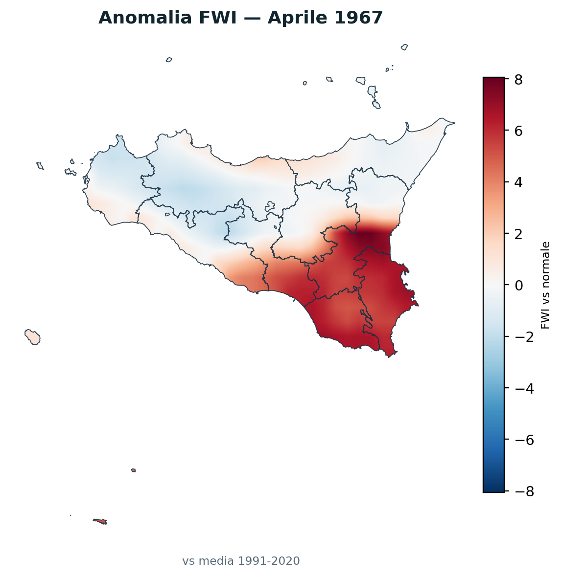 Anomalia vs normale Aprile 1967