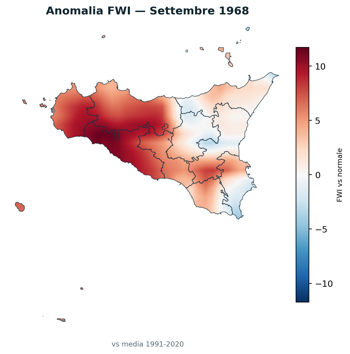 Anomalia vs normale Settembre 1968