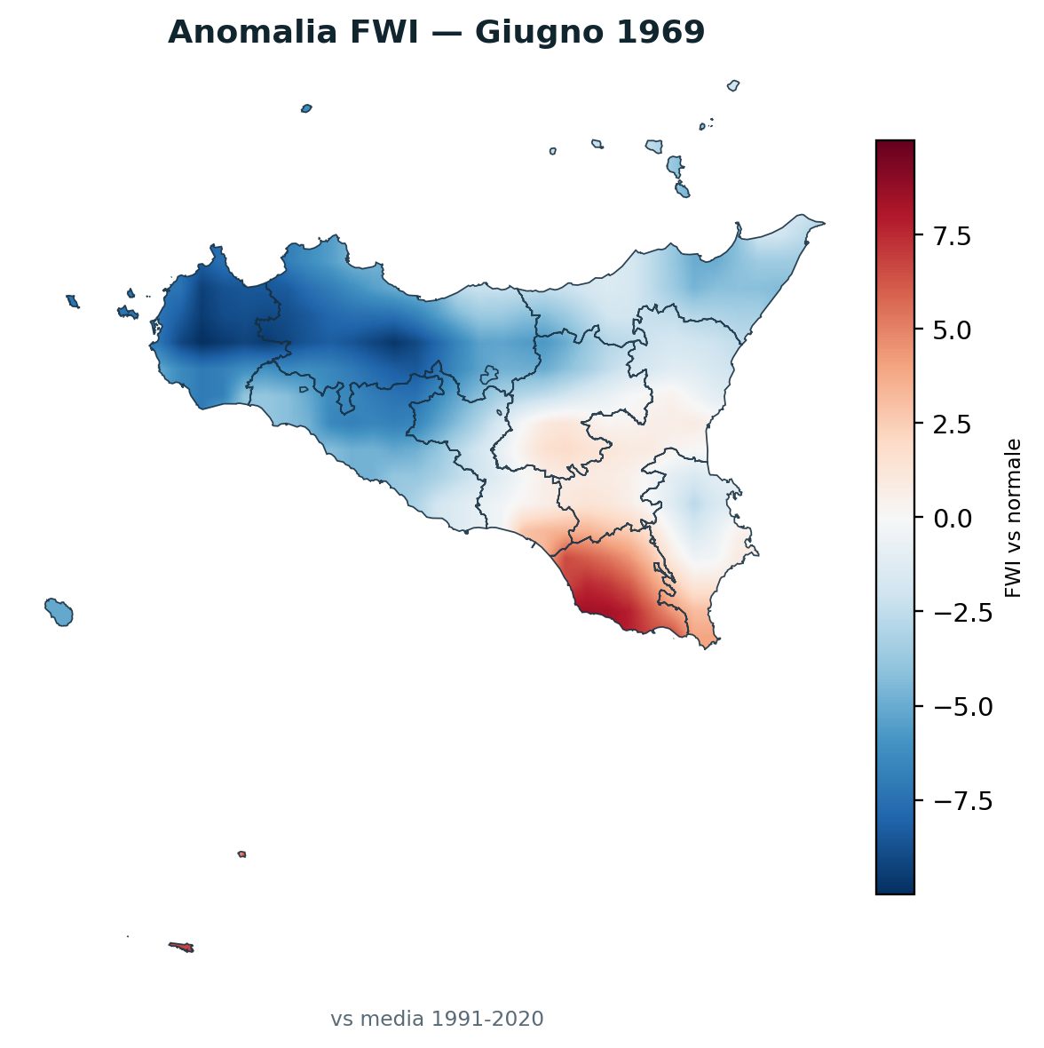 Anomalia vs normale Giugno 1969