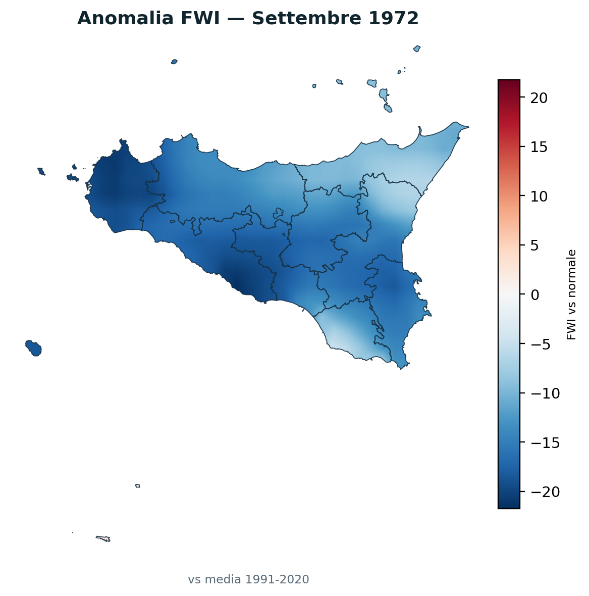 Anomalia vs normale Settembre 1972