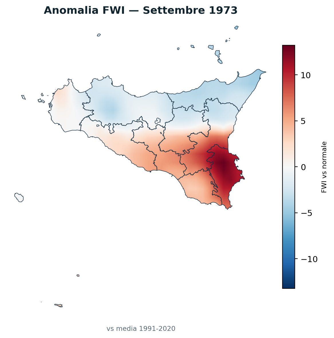 Anomalia vs normale Settembre 1973