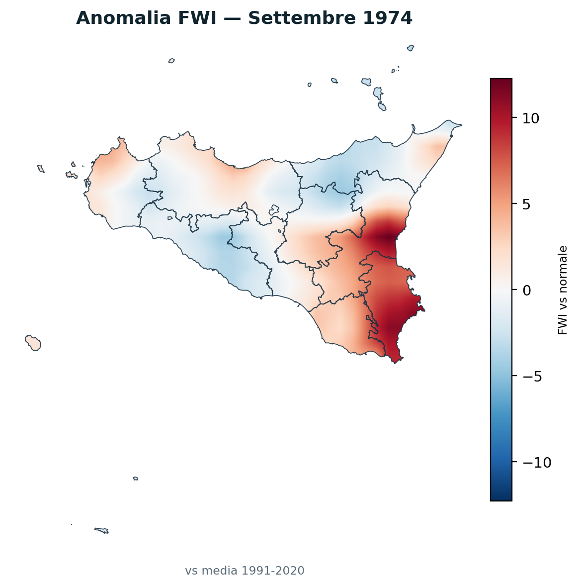 Anomalia vs normale Settembre 1974
