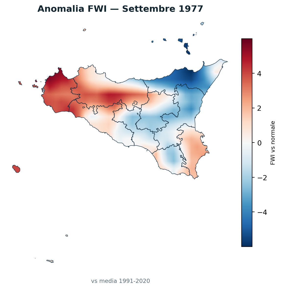 Anomalia vs normale Settembre 1977