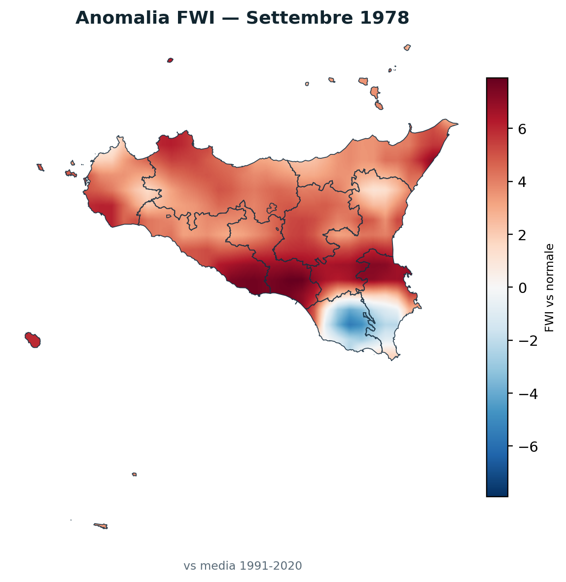 Anomalia vs normale Settembre 1978