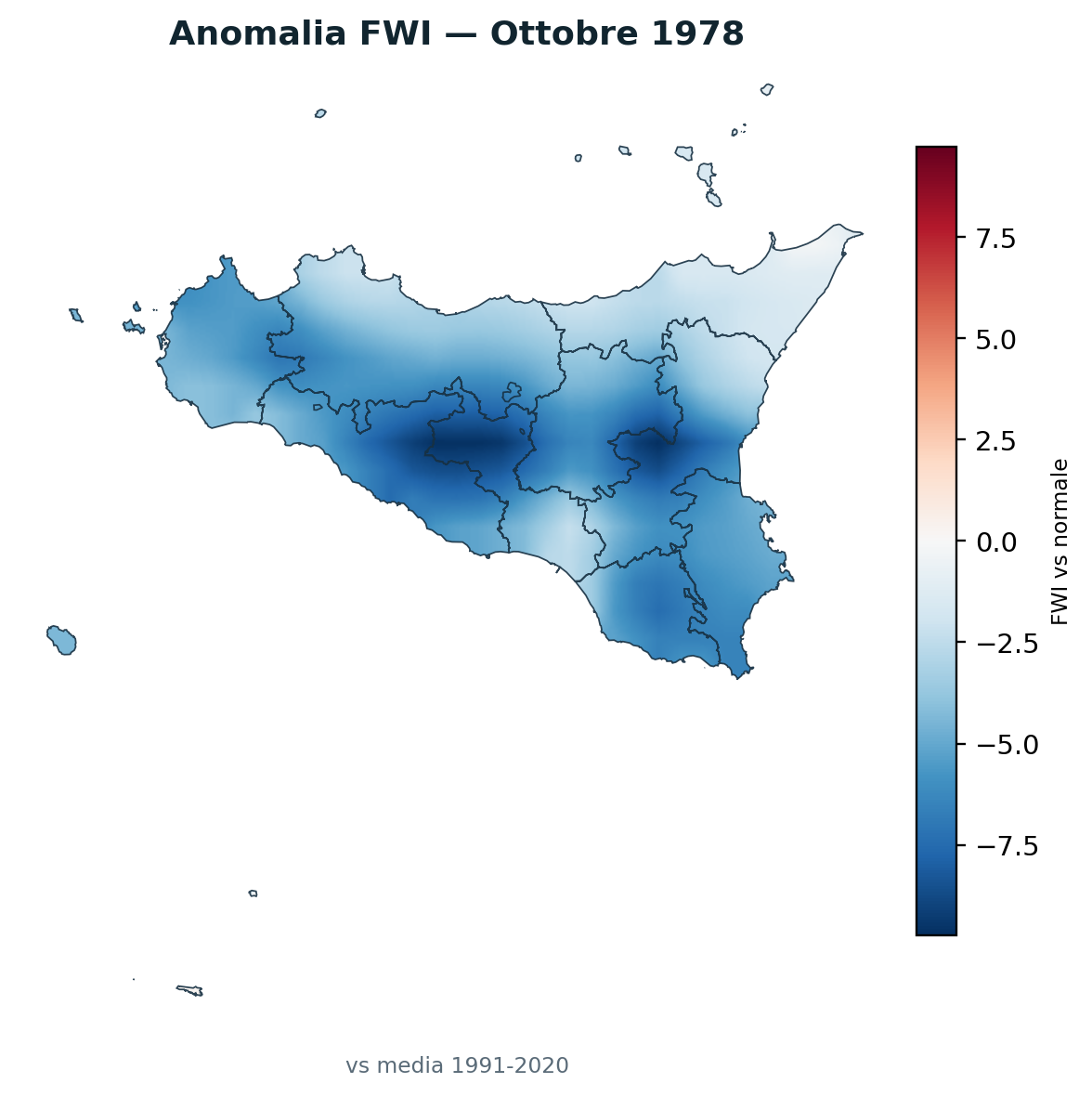 Anomalia vs normale Ottobre 1978