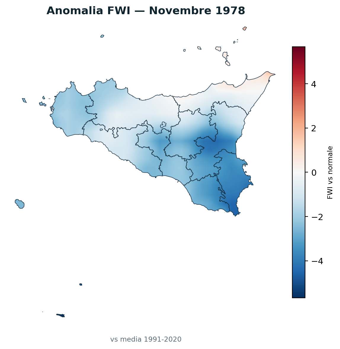 Anomalia vs normale Novembre 1978