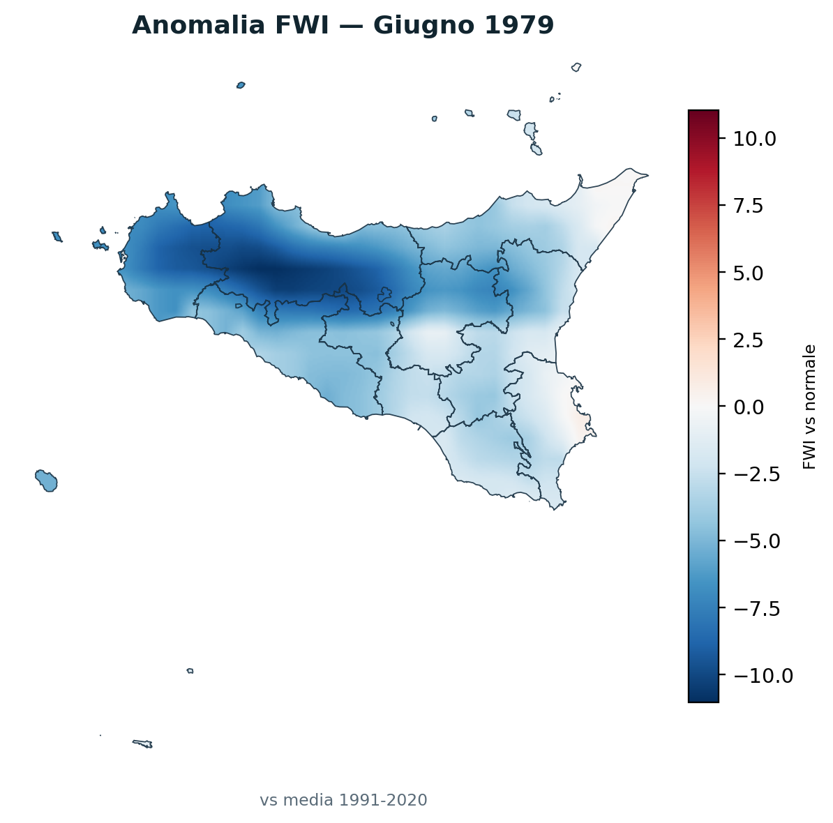 Anomalia vs normale Giugno 1979