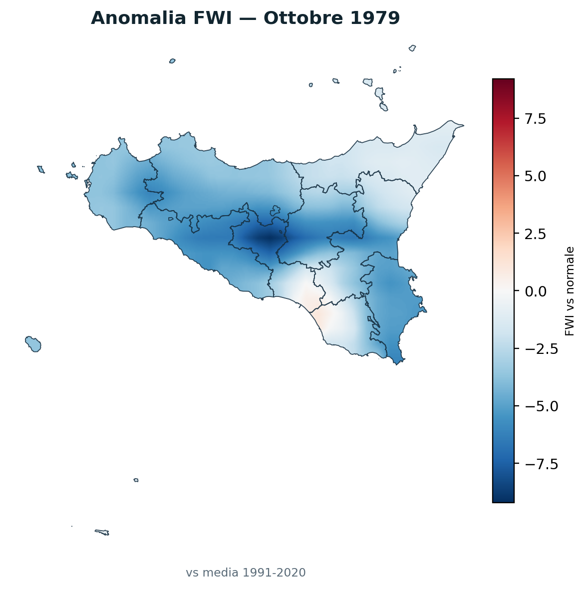 Anomalia vs normale Ottobre 1979