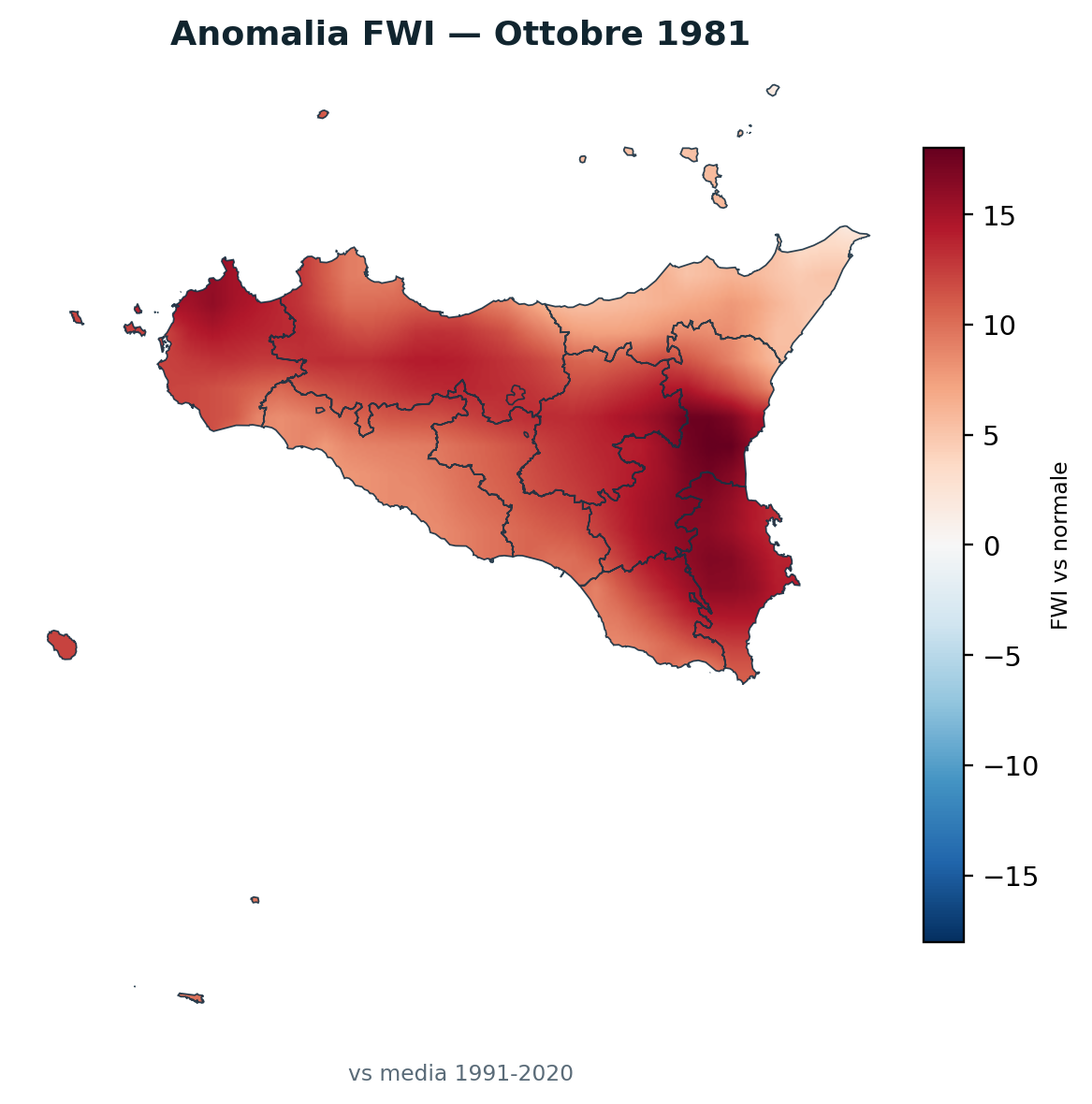 Anomalia vs normale Ottobre 1981