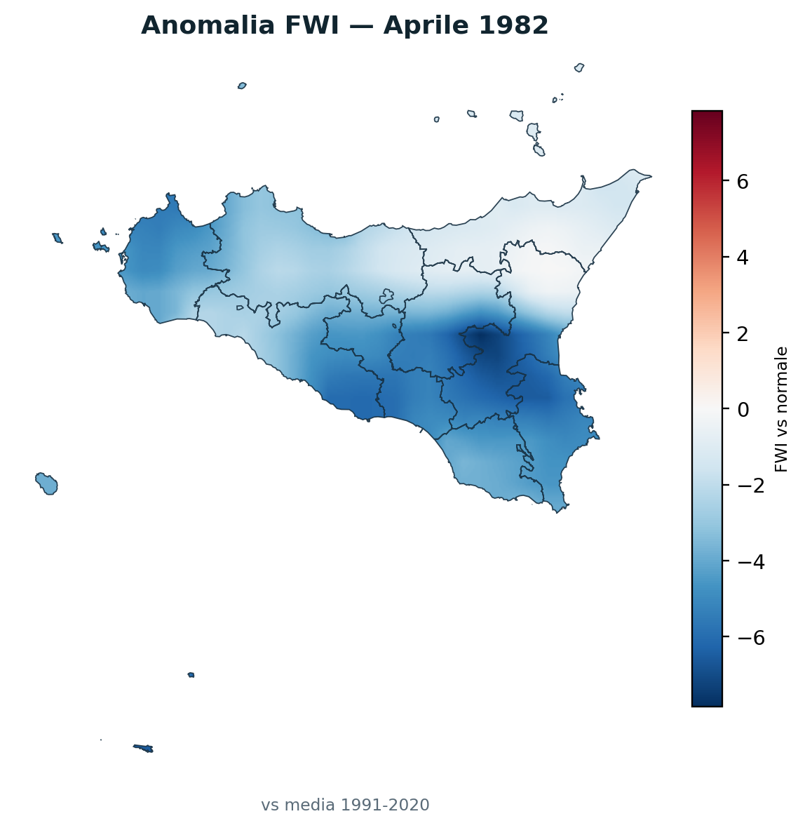 Anomalia vs normale Aprile 1982