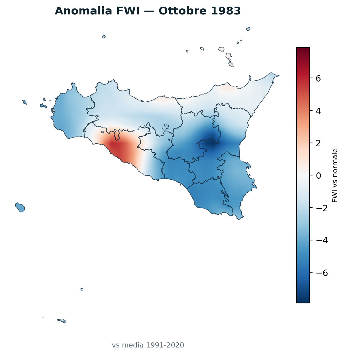 Anomalia vs normale Ottobre 1983