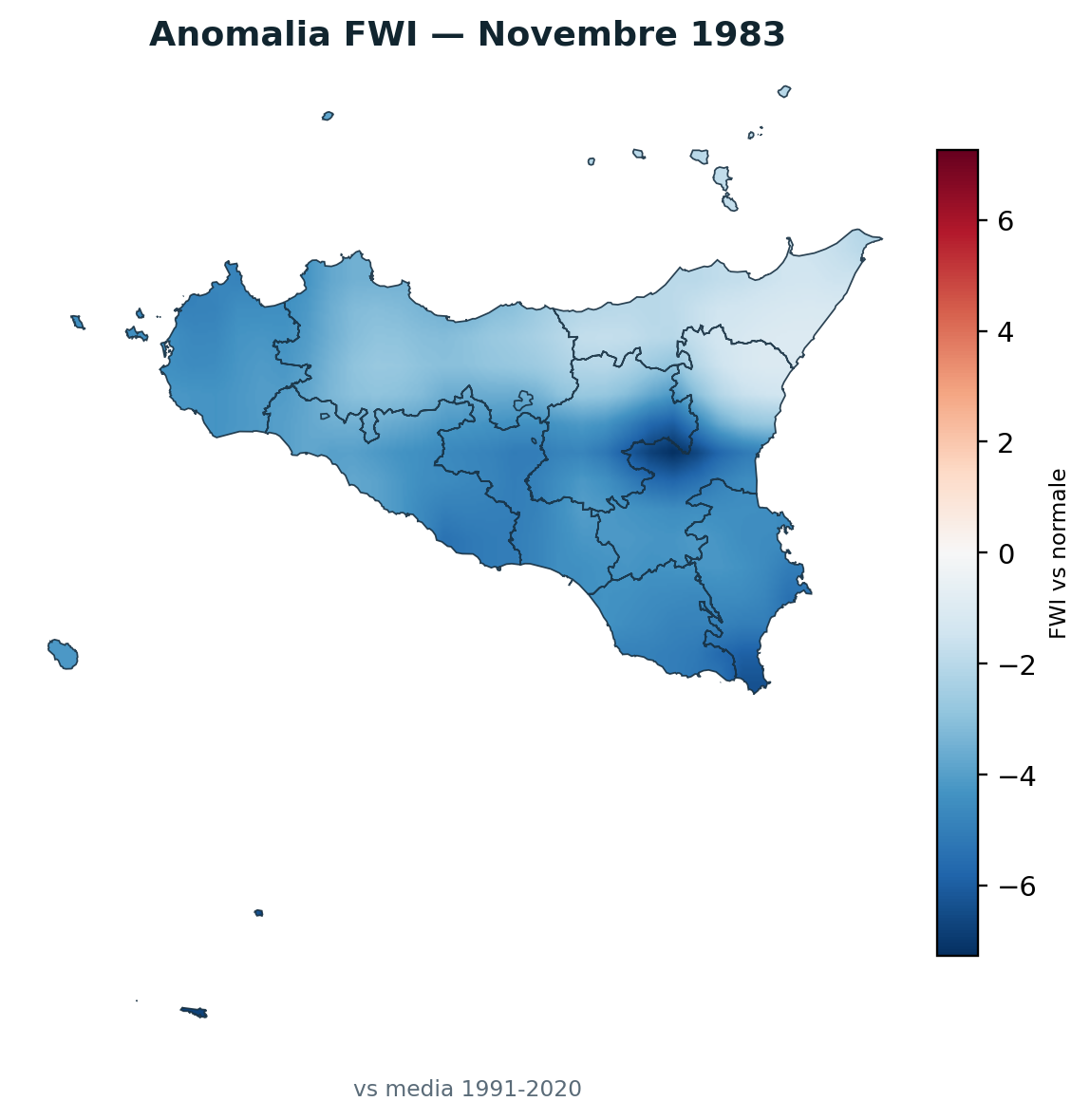 Anomalia vs normale Novembre 1983