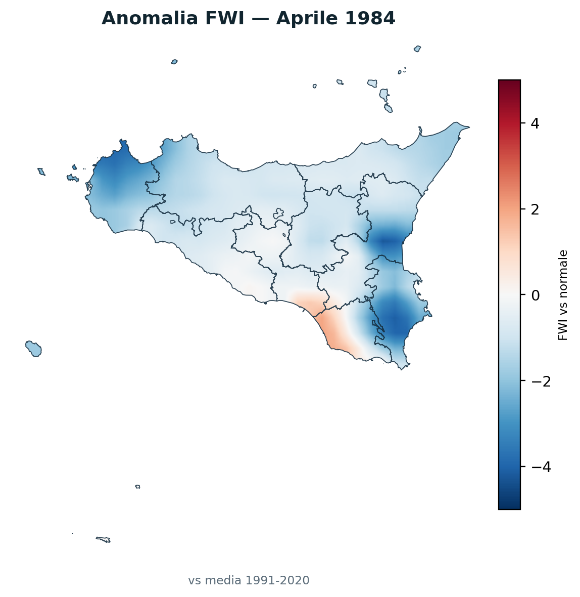 Anomalia vs normale Aprile 1984