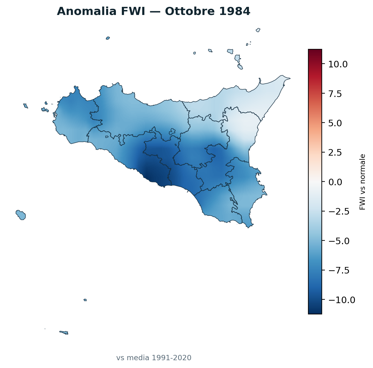 Anomalia vs normale Ottobre 1984