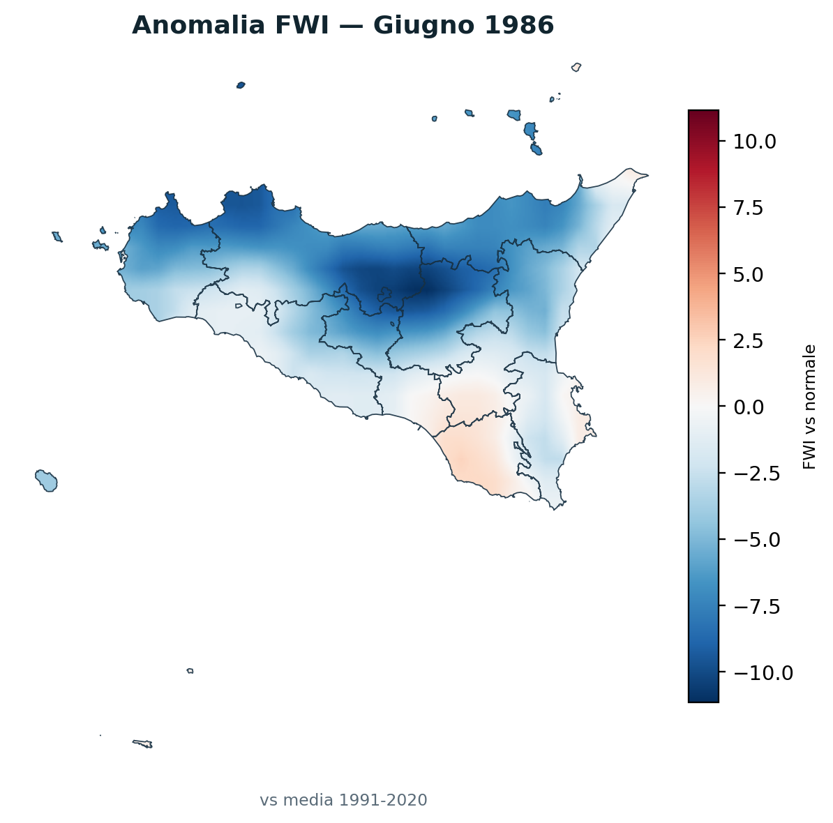 Anomalia vs normale Giugno 1986
