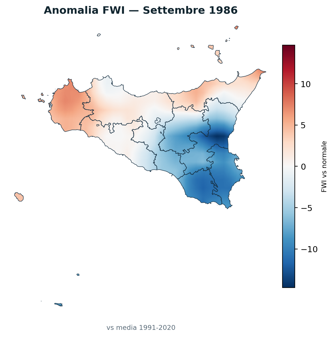 Anomalia vs normale Settembre 1986