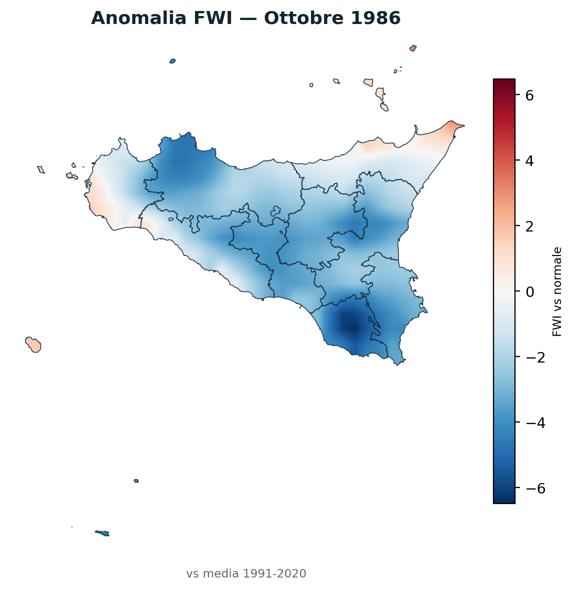 Anomalia vs normale Ottobre 1986