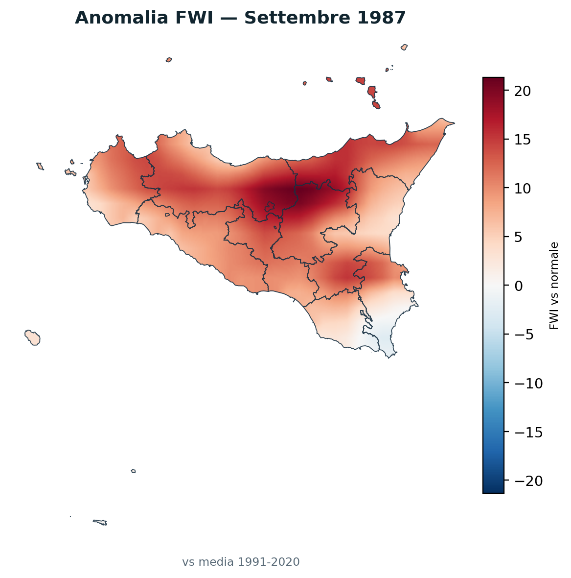 Anomalia vs normale Settembre 1987
