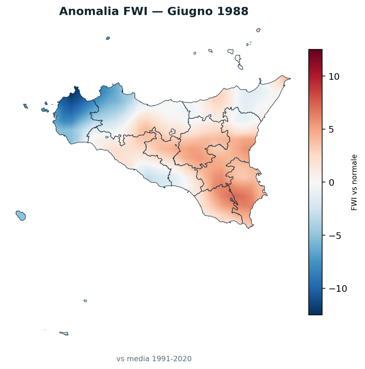 Anomalia vs normale Giugno 1988