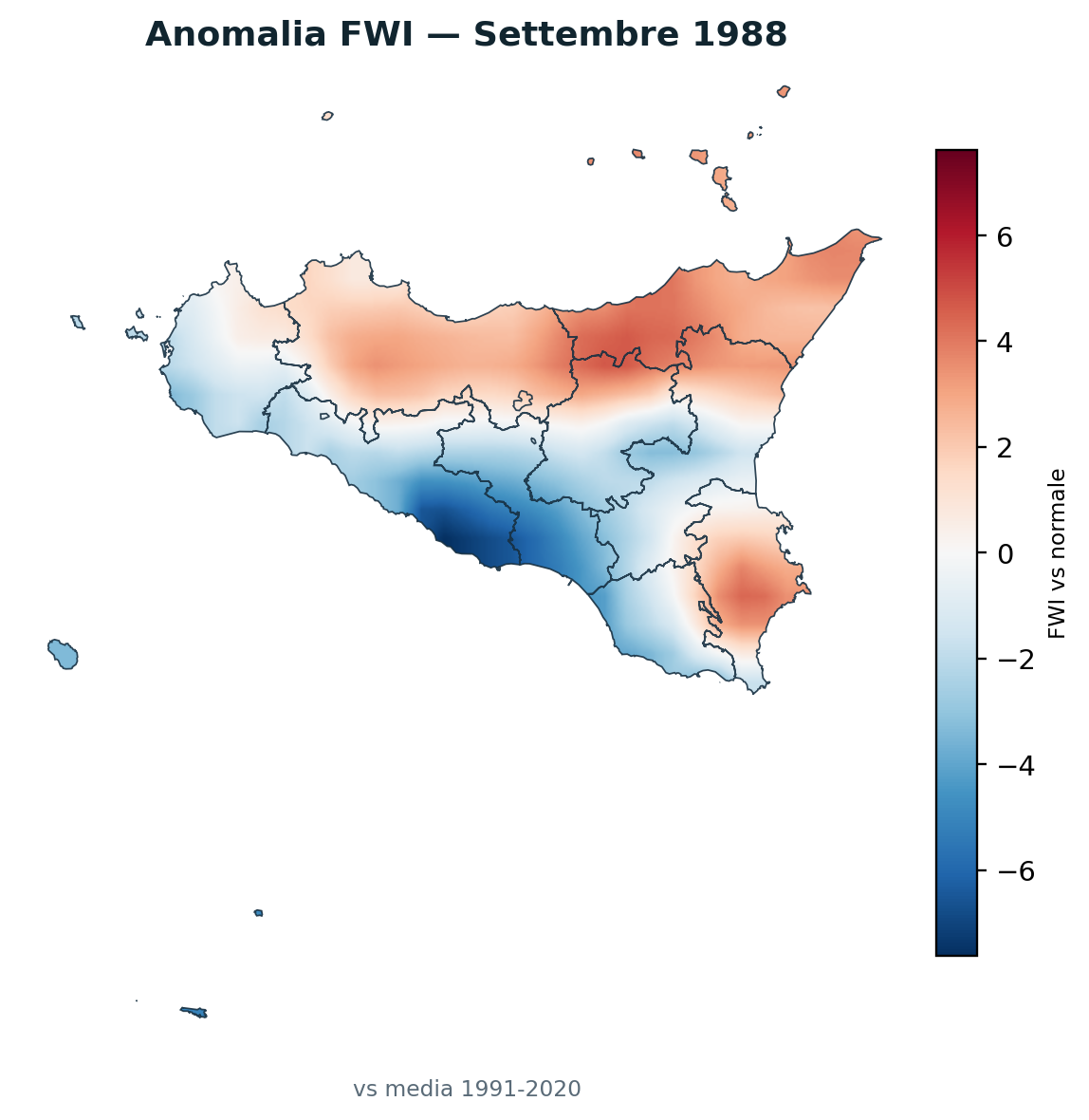 Anomalia vs normale Settembre 1988