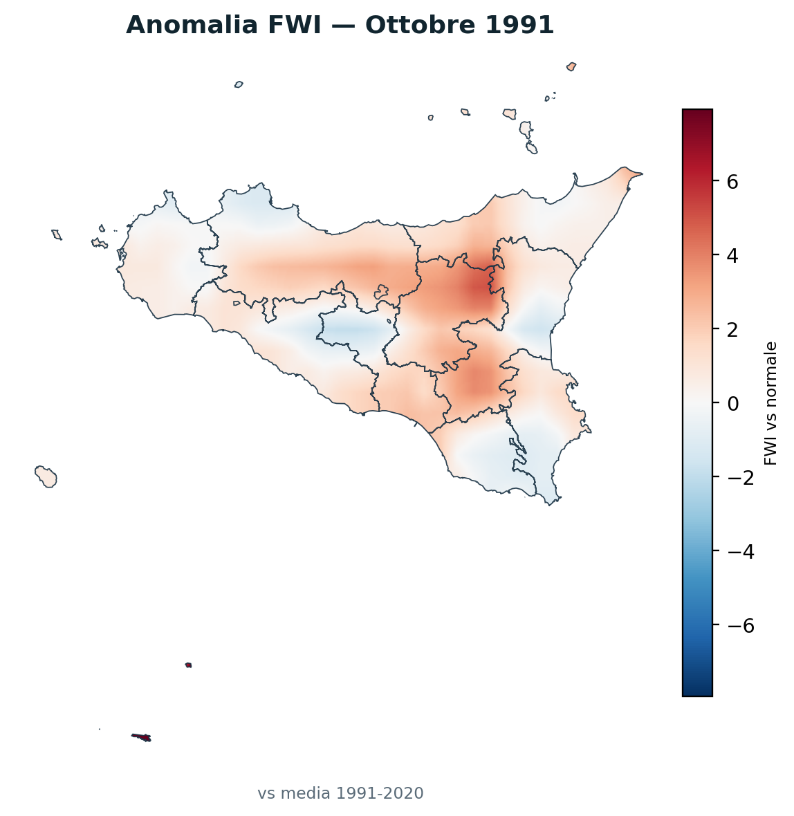Anomalia vs normale Ottobre 1991