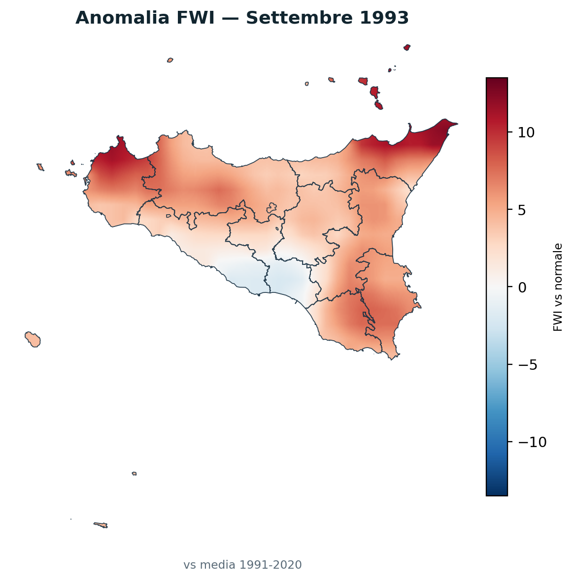 Anomalia vs normale Settembre 1993