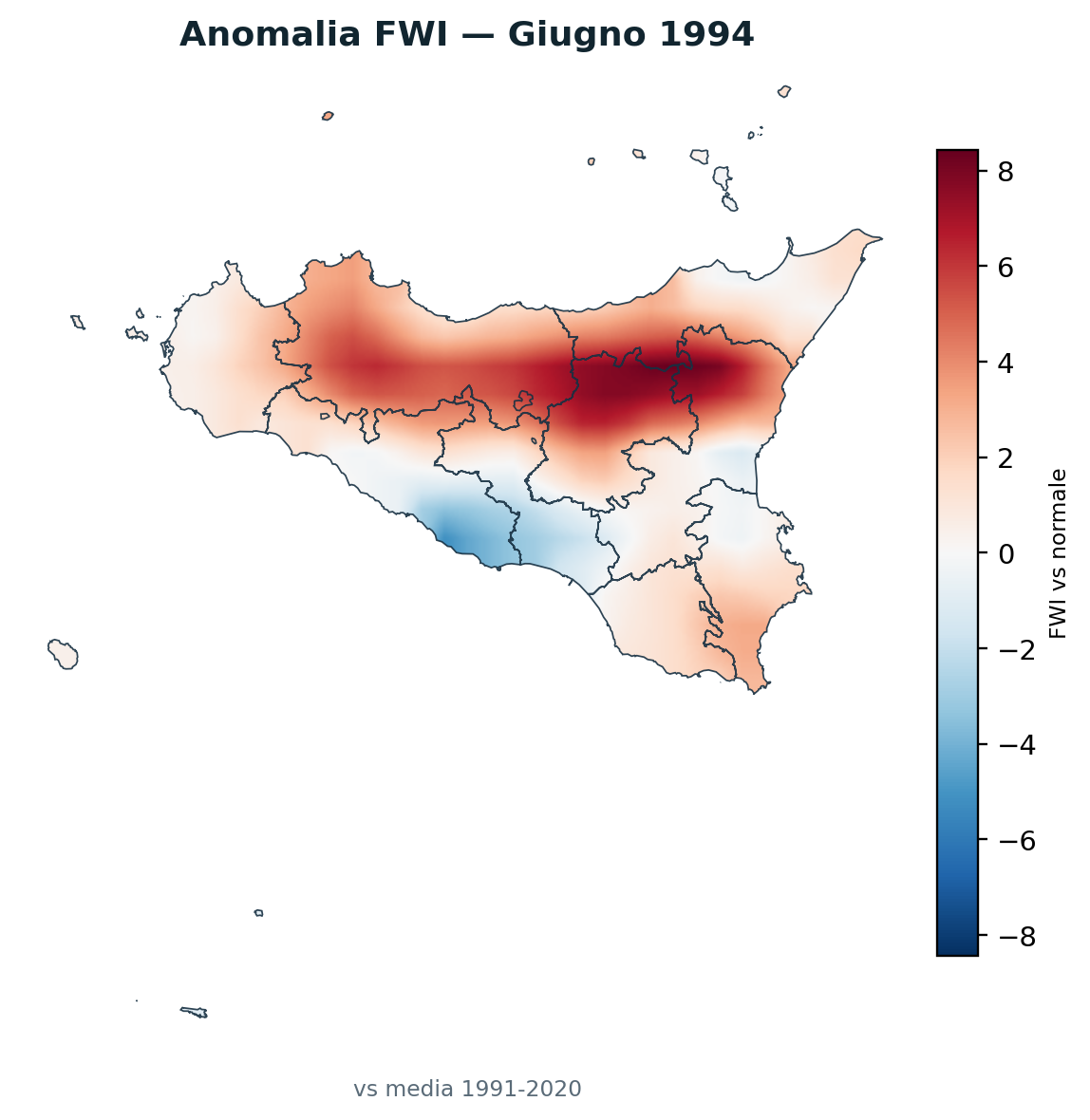 Anomalia vs normale Giugno 1994