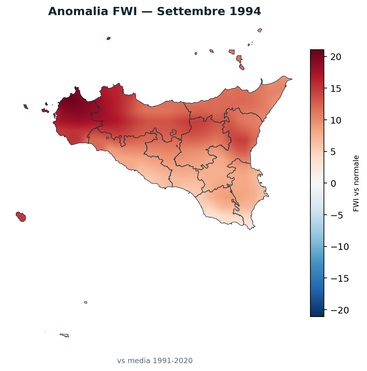 Anomalia vs normale Settembre 1994