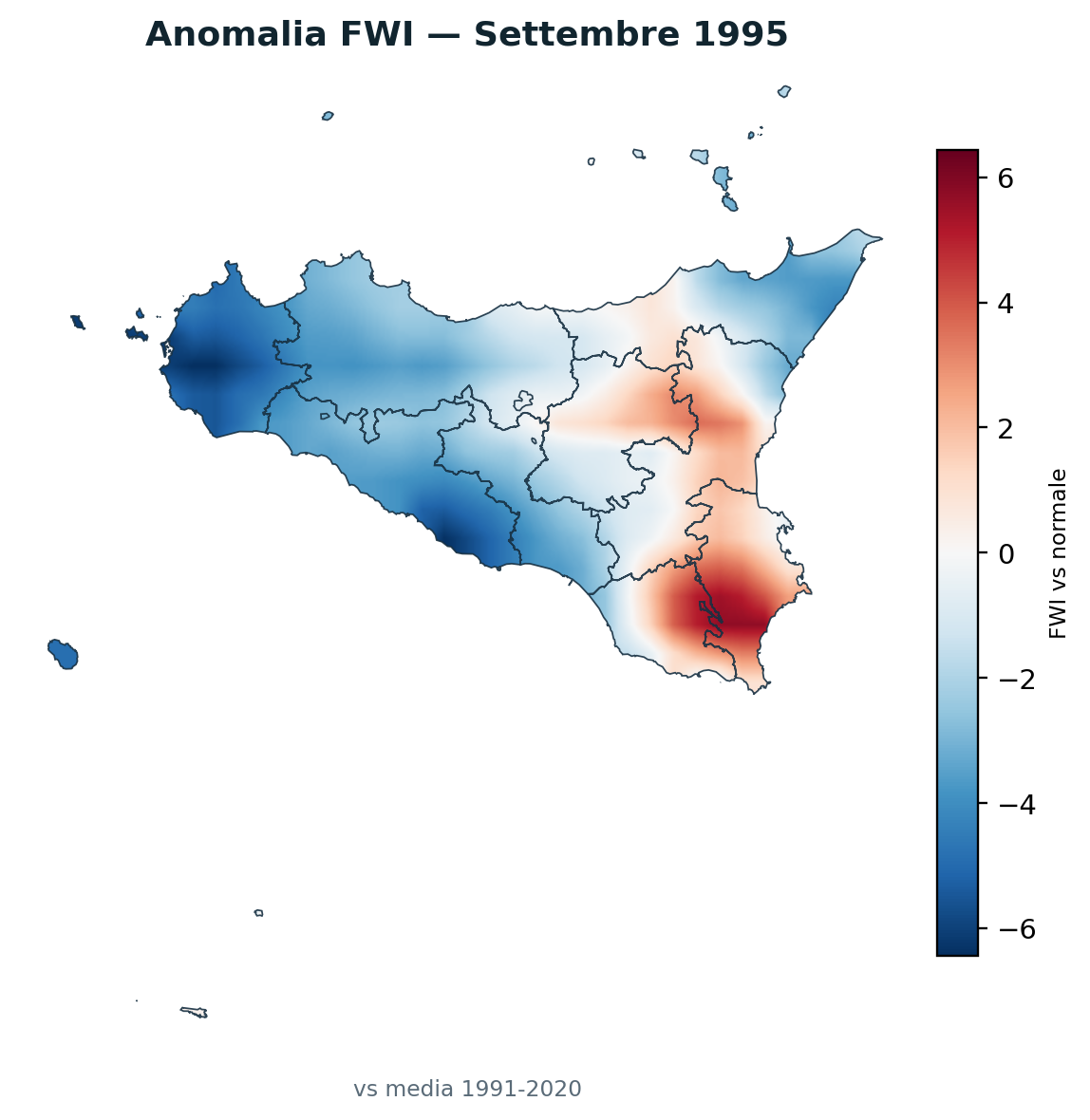 Anomalia vs normale Settembre 1995