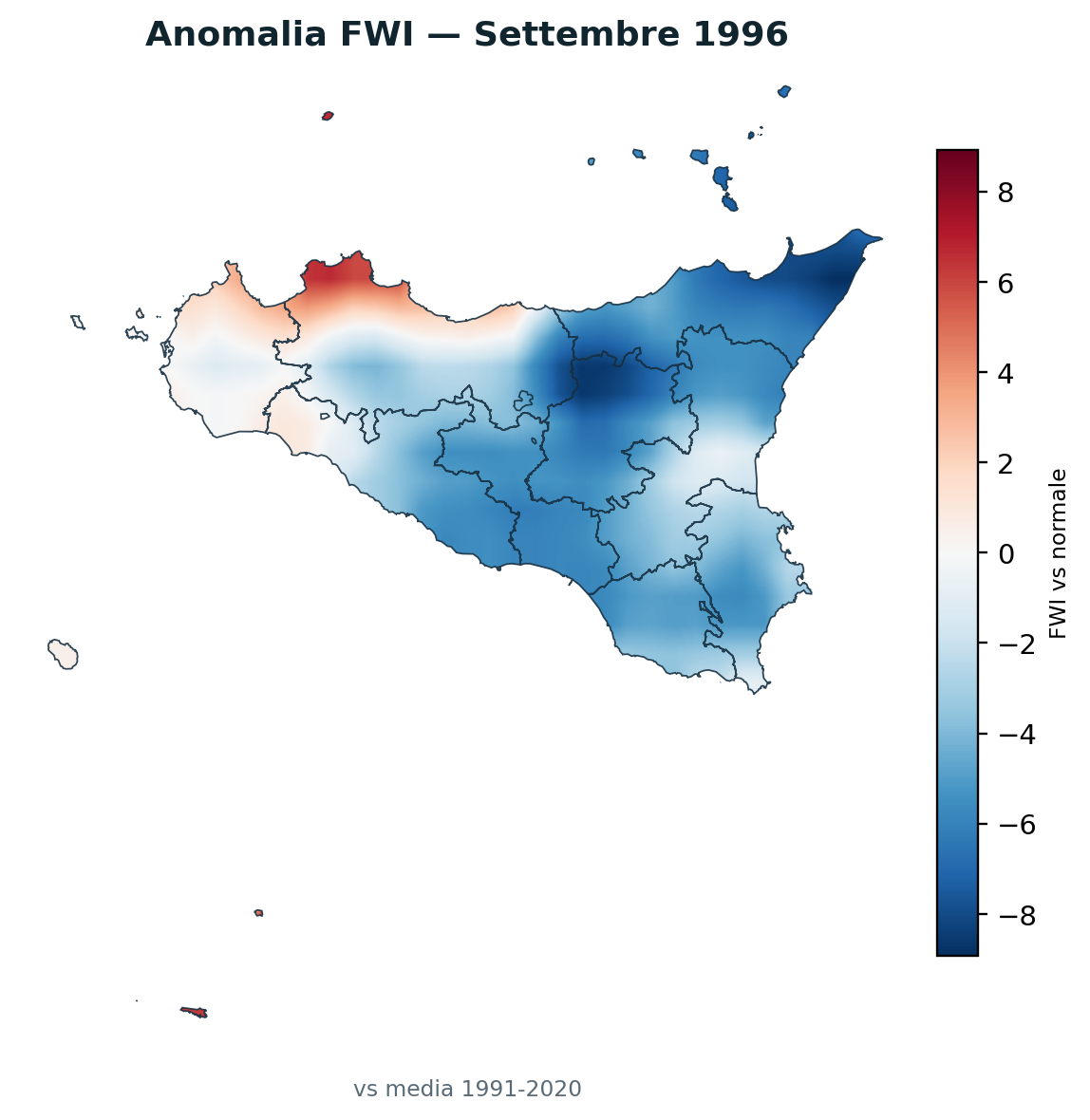 Anomalia vs normale Settembre 1996