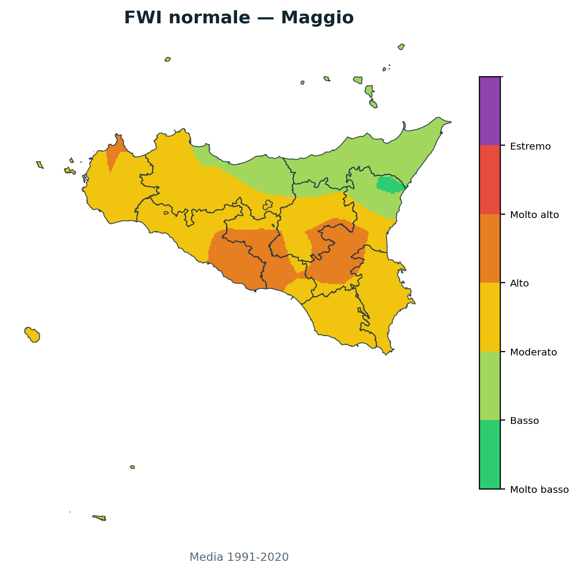 FWI normale Maggio