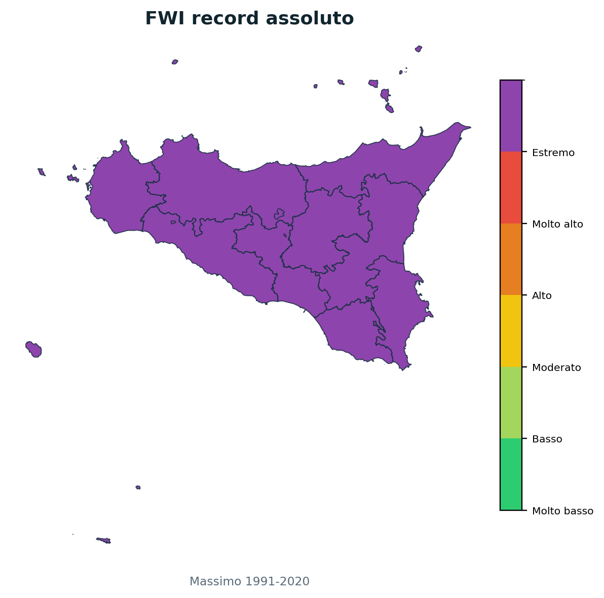 FWI record assoluto