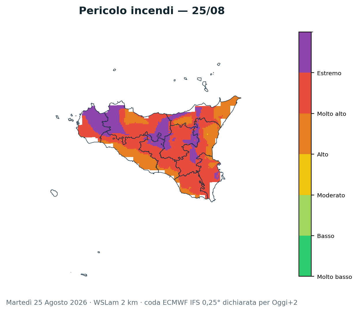 Pericolo incendi 25/08