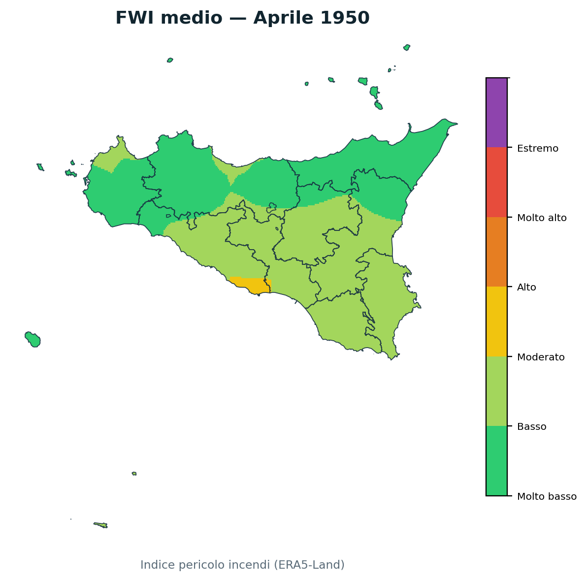 FWI mensile Aprile 1950