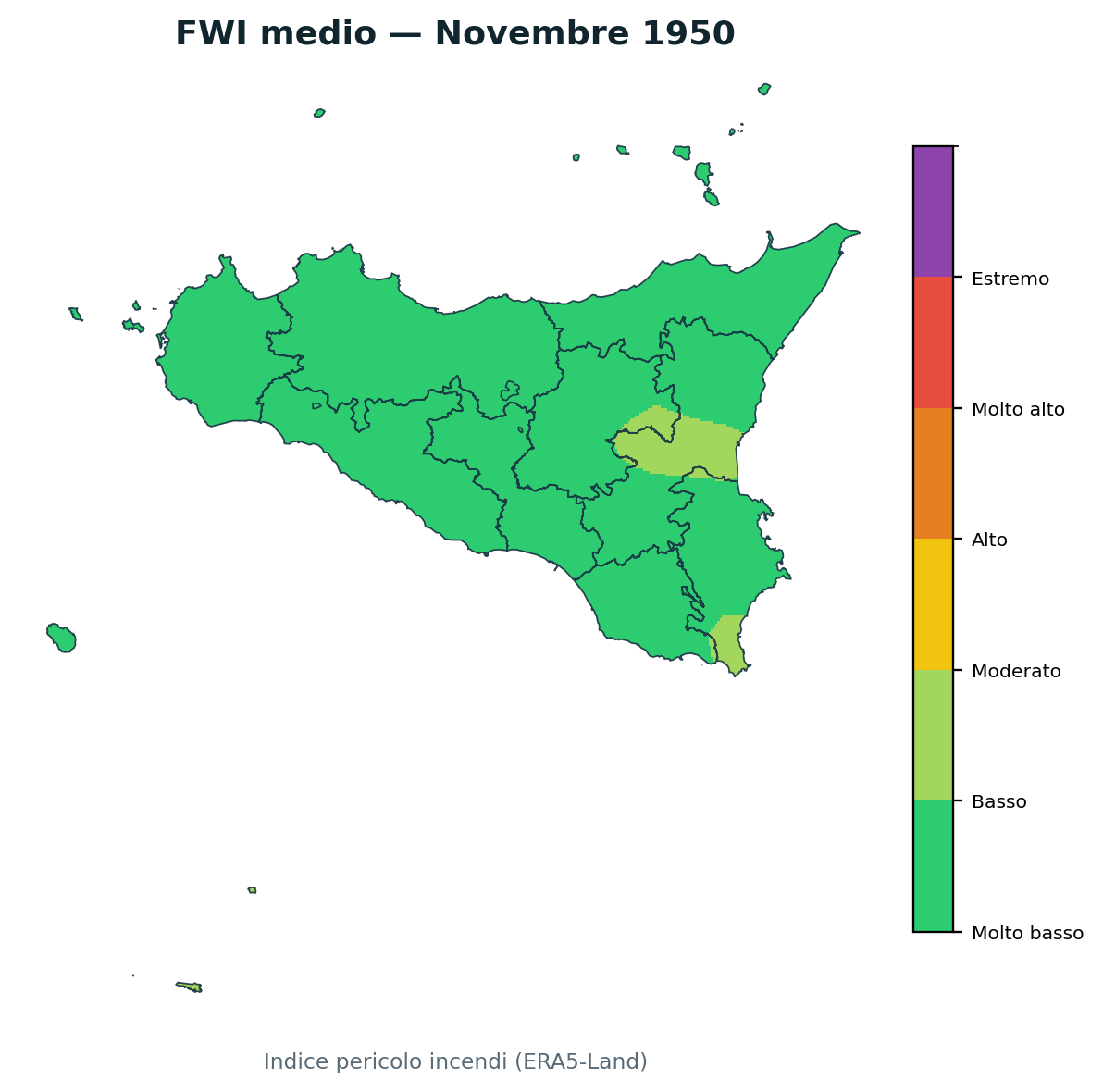 FWI mensile Novembre 1950
