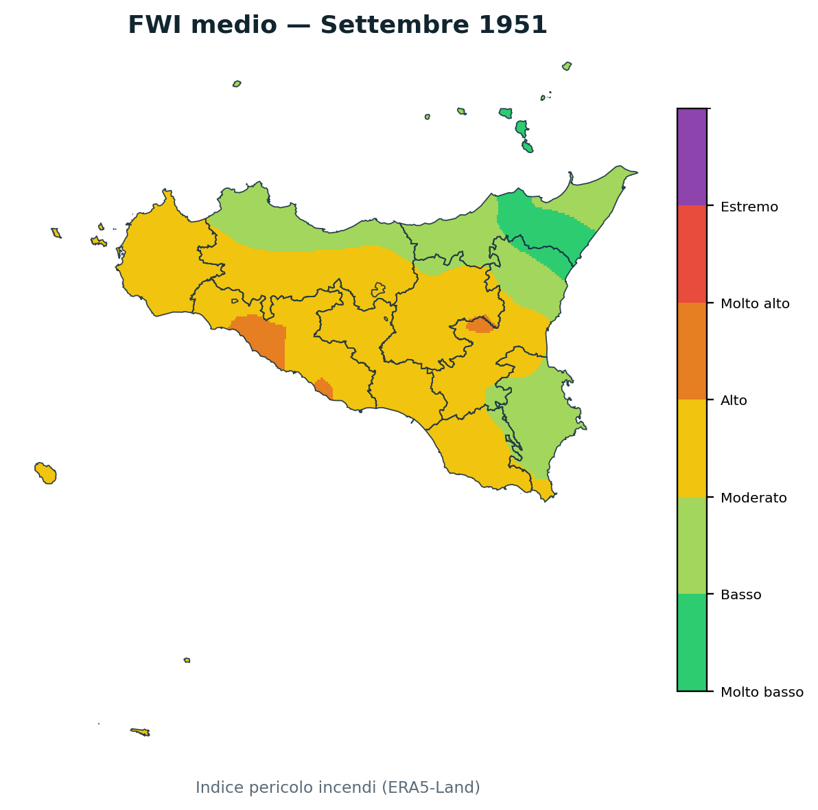 FWI mensile Settembre 1951