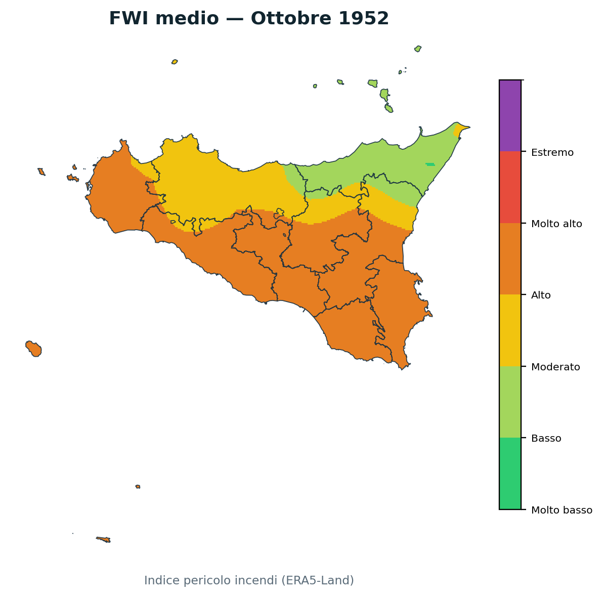 FWI mensile Ottobre 1952