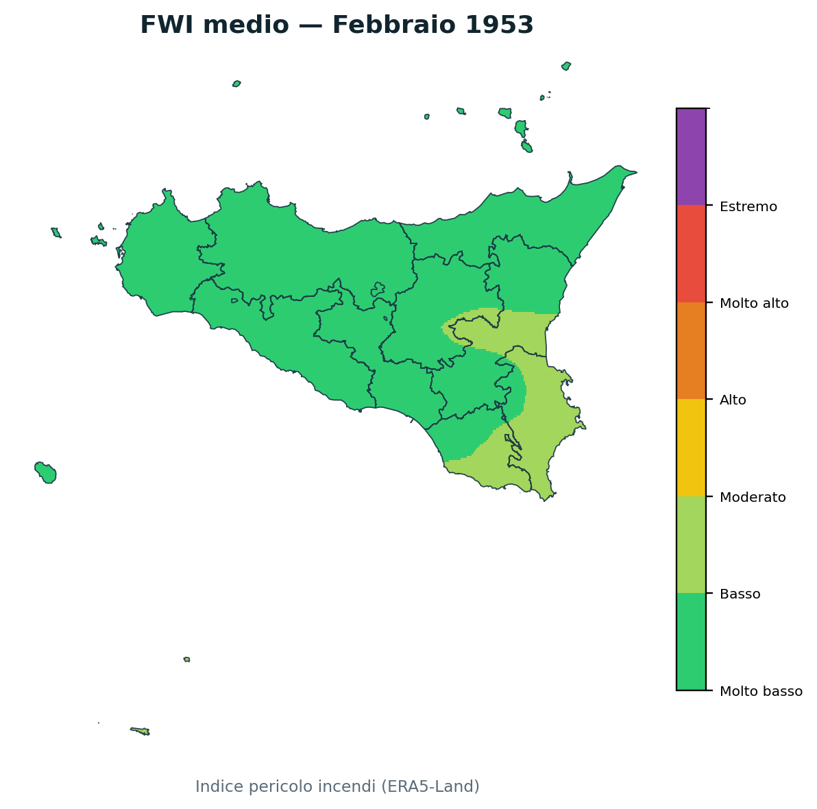 FWI mensile Febbraio 1953