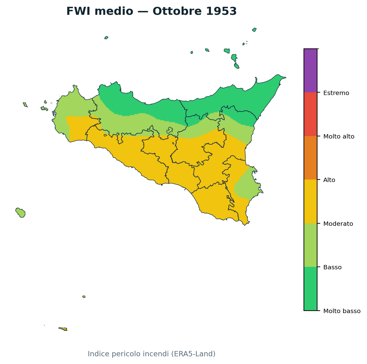 FWI mensile Ottobre 1953