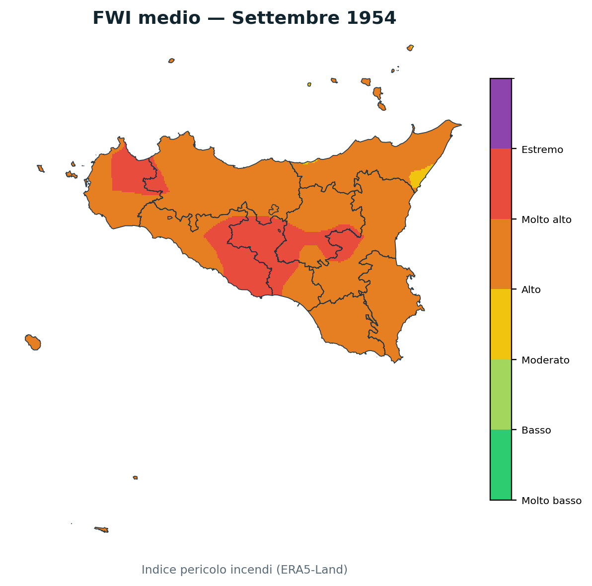 FWI mensile Settembre 1954