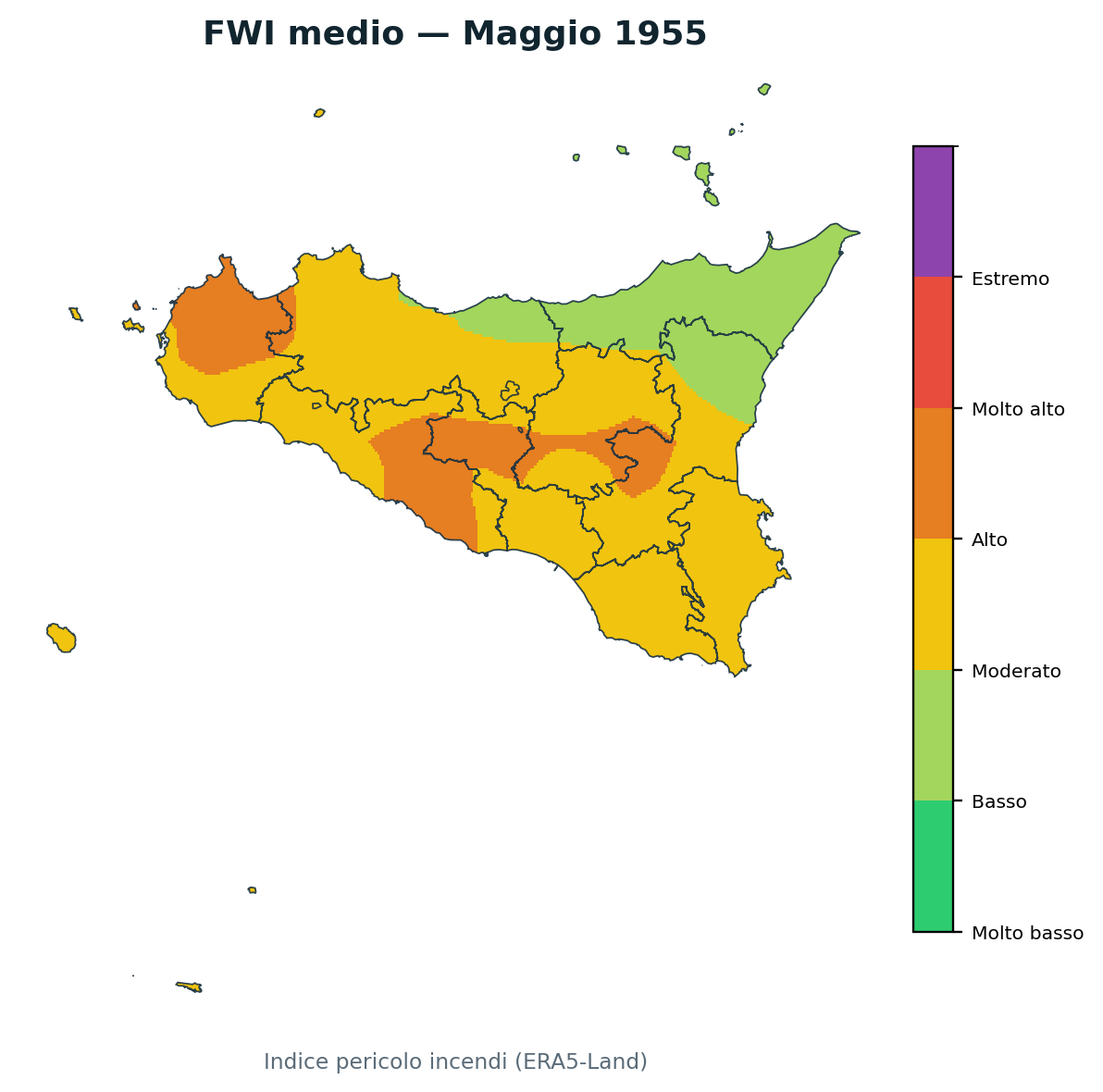 FWI mensile Maggio 1955