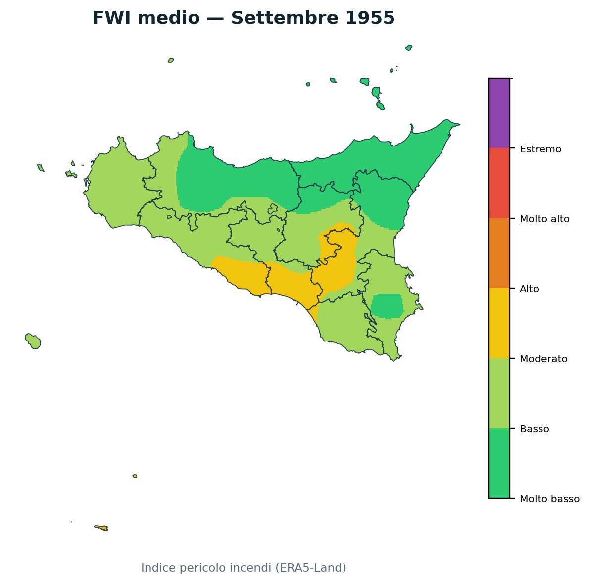 FWI mensile Settembre 1955