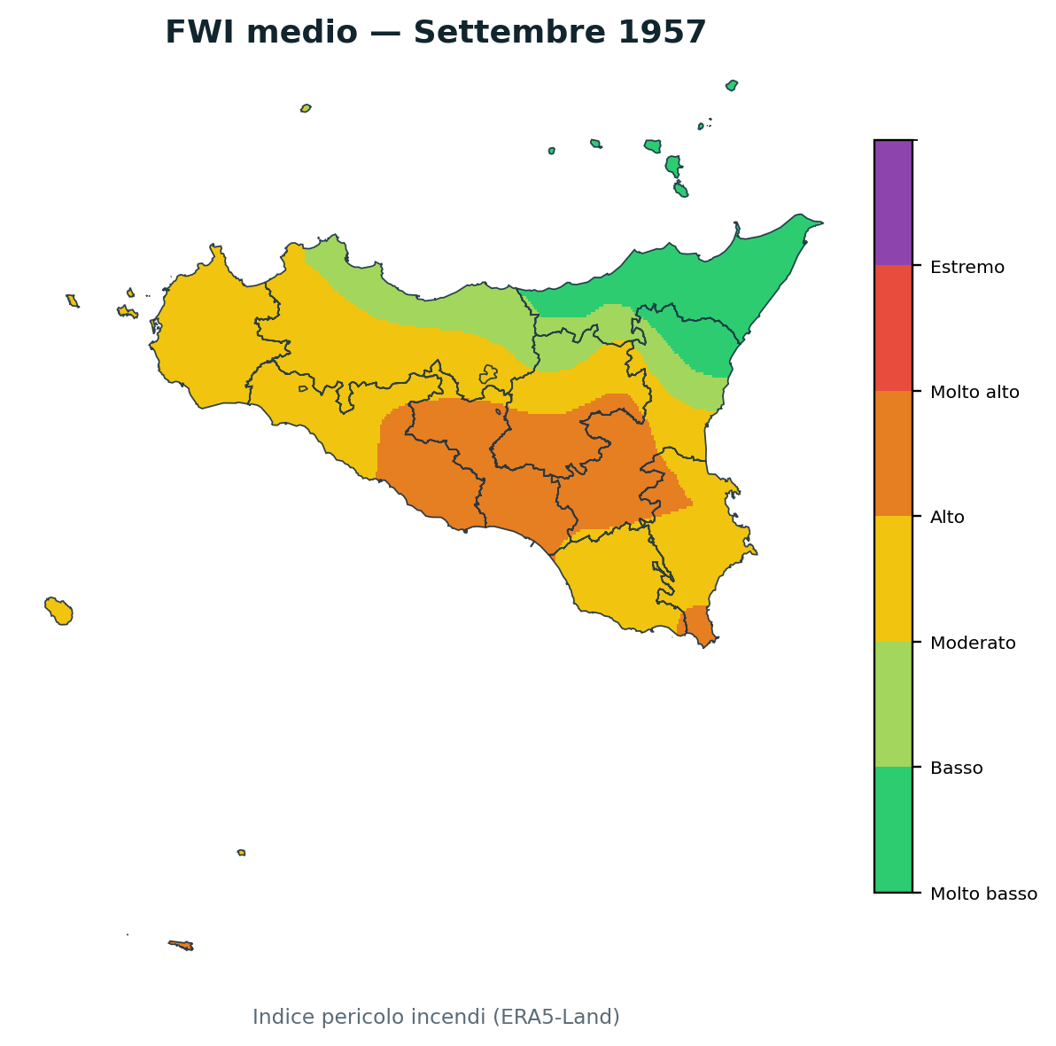 FWI mensile Settembre 1957