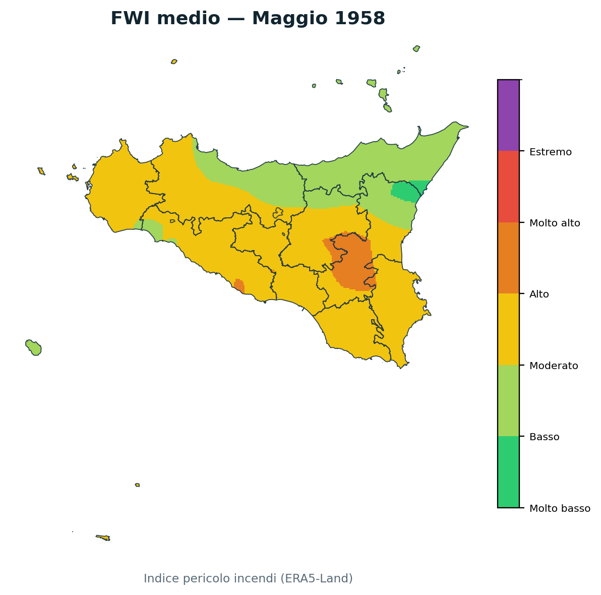 FWI mensile Maggio 1958