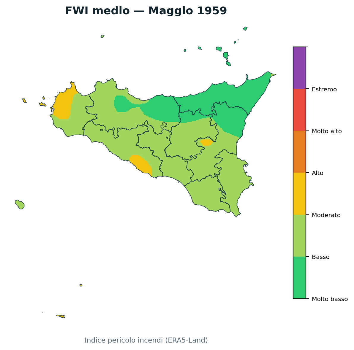 FWI mensile Maggio 1959