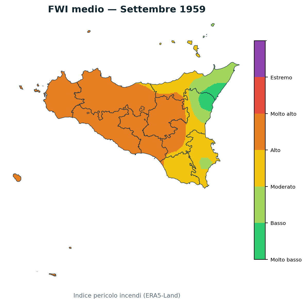 FWI mensile Settembre 1959