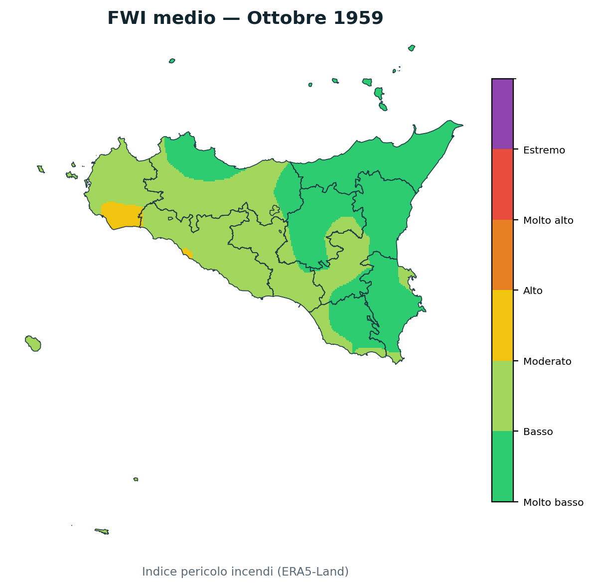 FWI mensile Ottobre 1959