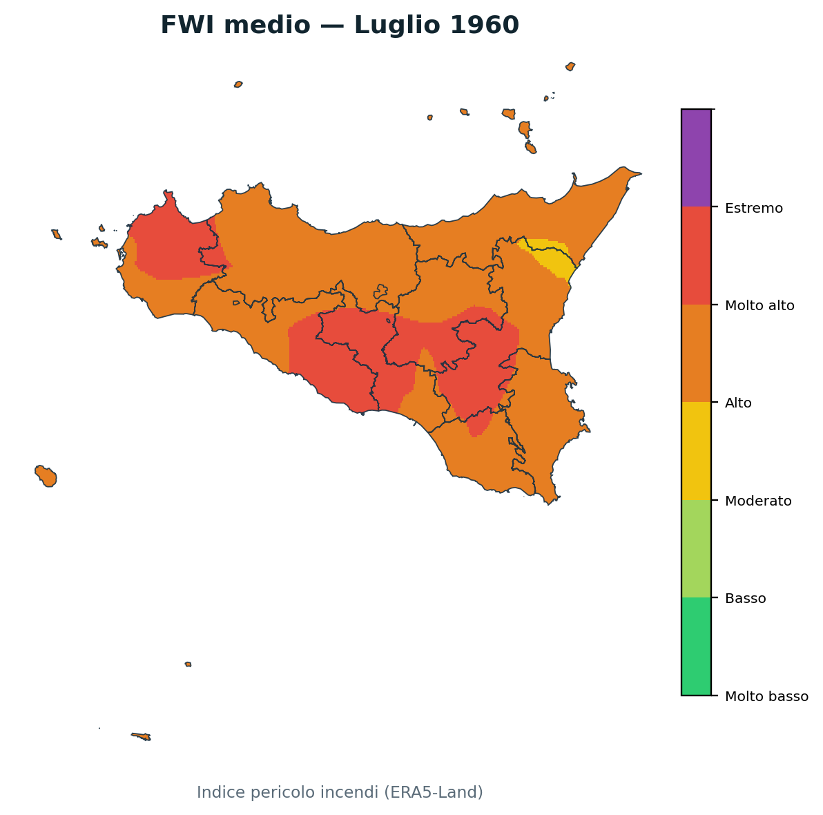 FWI mensile Luglio 1960
